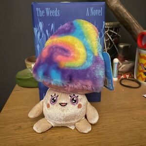 Psychedelic mushroom plush